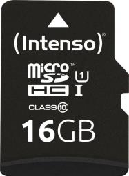 Karta Intenso Professional MicroSDHC 16 GB Class 10 UHS-I/U1  (3433470)