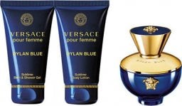  Versace VERSACE Pour Femme Dylan Blue EDP 50ml + SHOWER GEL 50ml + BODY LOTION 50ml