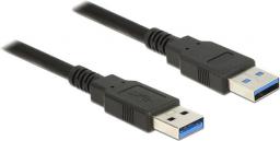 Kabel USB Delock USB-A - USB-A 1.5 m Czarny (85061)