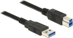 Kabel USB Delock USB-A - 1 m Czarny (85066)