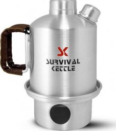 Survival Kettle Aluminiowa Kuchenka czajnik turystyczny Survival Kettle Half + stalowe palenisko Uniwersalny