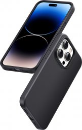  Ugreen Ugreen LP627 Silky Silicone Protective Case gumowe elastyczne silikonowe etui na telefon do iPhone 14 Pro czarny (90921)