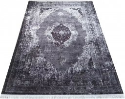  Profeos Szary prostokątny dywan w stylu vintage - Madix 180 x 280 cm