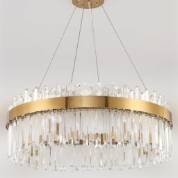 Lampa wisząca Copel Wisząca lampa jadalniana CGLUXWIS80 LED 50W crystal mosiądz