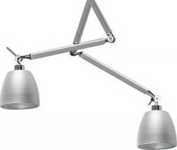 Lampa wisząca Azzardo Lampa wisząca Zyta z regulowanymi kloszami aluminium