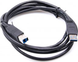 Kabel USB USB-A - USB-B 1.5 m Czarny
