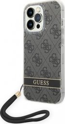  Guess Etui Guess do iPhone 14 Pro Max 6,7" czarny/black hardcase 4G Print Strap