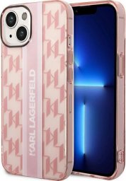  Karl Lagerfeld Etui Karl Lagerfeld do iPhone 14 Plus 6,7" hardcase różowy/pink Mono Vertical Stripe