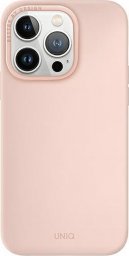  Uniq UNIQ etui Lino Hue do iPhone 14 Pro Max 6,7" Magclick Charging różowy/blush pink