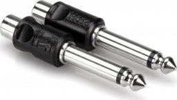 Adapter AV Hosa - Adapter gniazdo RCA - wtyk TS 6.35 [2 szt.]
