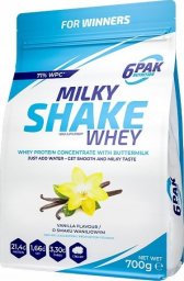 6PAK Nutrition 6PAK Milky Shake Whey 700g białko WPC o smaku waniliowym - WYSYŁAMY W 24H!