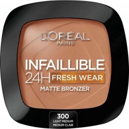 L OREAL Kompaktowy puder brązujący L'Oreal Make Up Infaillible 300-light medium pale moyen 24 godzin (9 g)