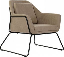  DKD Home Decor Krzesło DKD Home Decor Czarny Beżowy Metal Poliester (75 x 76 x 81 cm)