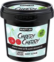  Beauty Jar Cherry Cherry peeling do ciała z olejkiem z pestek wiśni i olejkiem ze słodkich migdałów 200g