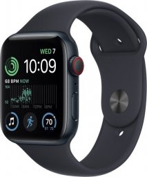 Smartwatch Apple Watch SE 2022 GPS + Cellular 44mm Midnight Alu Sport Granatowy  (MNPY3WB/A)