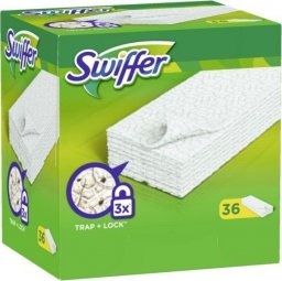 Swiffer (DE) Swiffer, Ściereczki przeciwpyłowe do podłóg, 36 sztuk (PRODUKT Z NIEMIEC)