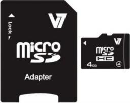 Karta V7 MicroSDHC 4 GB Class 4  (VAMSDH4GCL4R-2E)