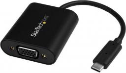 Adapter USB StarTech USB-C - VGA Czarny  (CDP2VGASA)