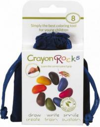  Crayon Rocks Kredki Crayon Rocks w aksamitnym woreczku - 8 kolorów (CRBVE8)