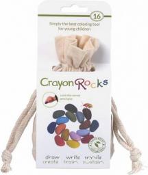  Crayon Rocks Kredki Crayon Rocks w bawełnianym woreczku - 16 kolorów (CRNAT16)