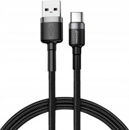 Kabel USB Feegar USB-A - USB-C 1 m Czarny (FEE-01900)
