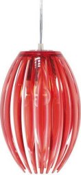 Lampa wisząca Candellux Lampa wisząca czerwona mała z akrylu Abuko 31-55098
