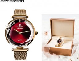 Zegarek Peterson Elegancki, analogowy zegarek damski  Peterson NoSize
