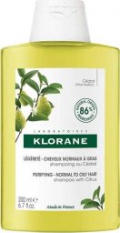  Klorane Purifying Shampoo oczyszczający szampon do włosów z ekstraktem z cytrusów 200ml
