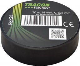  Tracon Electric Taśma izolacyjna 20mx18mm  czarny