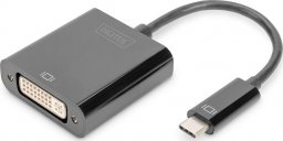 Adapter USB Digitus DIGITUS Adapter USB TypC -> DVI 10cm schwarz