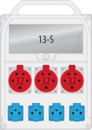 Pawbol Rozdzielnica R-BOX 380R 3x32A/5p 4x250V 13S - B.18.380-3