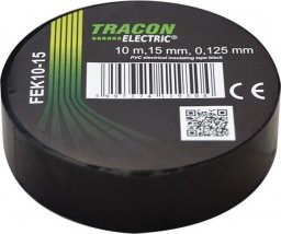  Tracon Electric Taśma izolacyjna 10mx15mm czarna
