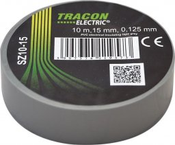 Tracon Electric Taśma izolacyjna 10mx15mm szary