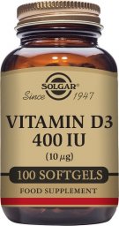 Solgar Witamina D3 Solgar 400 iu (100 Kapsułki)