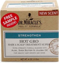 dr. miracle Zabieg wzmacniający włosy Dr. Miracle Hot Gro Super Kuracja Odmładzająca Jasność (113 g)