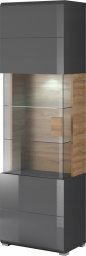 Helvetia Witryna biały połysk 204 x 60 x 39 cm hlv TOLEDO