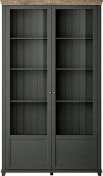 Helvetia Witryna odcienie zieleni mat 200 x 126 x 42 cm EVORA