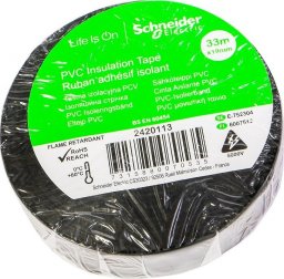  Schneider Taśma izolacyjna 19mmx33m czarna SCHNEIDER