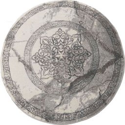  Profeos Szary okrągły dywan rozeta - Vasco 4S 160 cm