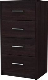 Elior Minimalistyczna komoda z szufladami wenge - Ilda 5X