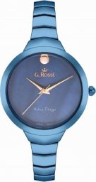 Zegarek Gino Rossi MATOWY niebieski Zegarek DAMSKI  granatowa KOPERTA