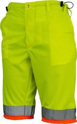  URGENT URG-HV-PAM_TA10 - krótkie spodnie odblaskowe, 100% poliester, 120 g/m2 L