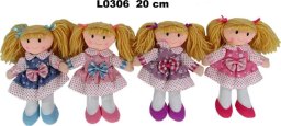 Sun-Day Lalka szmacianka 20cm 4 wzory mix 156464 cena za 1 sztukę