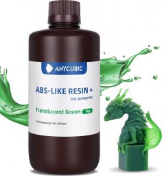  Anycubic Żywica Abs-Like Translucent Green 0,5 kg