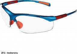  CERVA NELLORE - okulary z szybki poliwęglanowe, reg. długość ramion, szybki nieparujące, odporne na zarysowania, klasa F - bezbarwny szkieł.