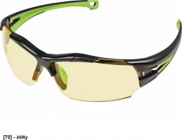  CERVA SEIGY - sportowy model okularów zszybkami poliwęglanowymi, - żółty szkieł - klasa 1F.