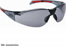  JSP STEALTH 8000 - bardzo lekkie okulary 26g, ochrona UVA, UVB, UVC, poliwęglanowe szybki - przyciemniony szkieł.