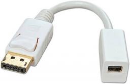 Adapter AV Lindy DisplayPort - DisplayPort Mini biały (41060)