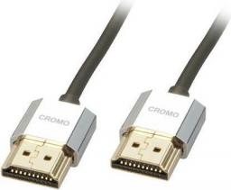 Kabel Lindy HDMI - HDMI 1m srebrny (41671)