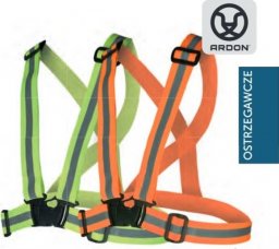  Ardon REF 701 - elastyczne szelki ostrzegawcze - Pomarańczowy H8928 - UNI.